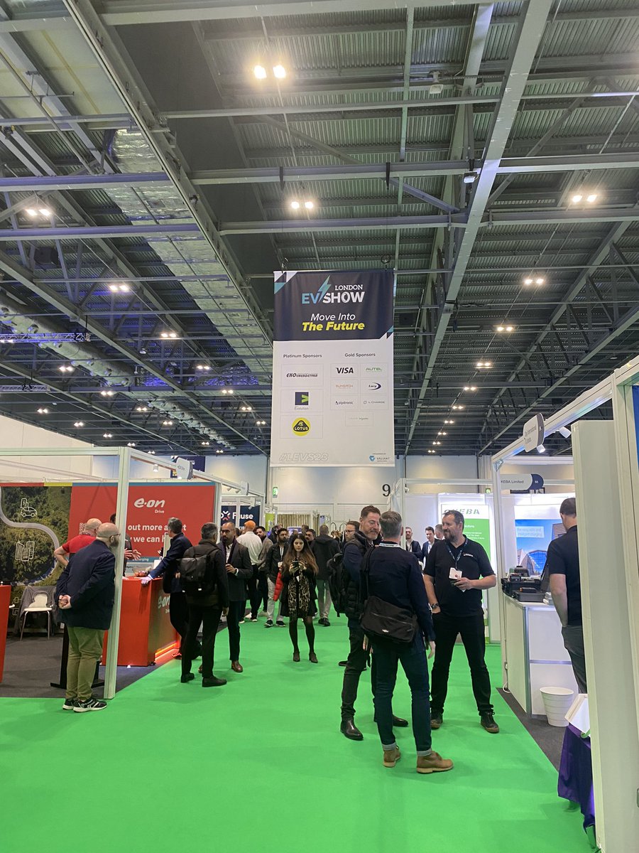 Great to be at the @londonevshow with <a href="/autovista24/">Autovista24</a>! More content coming soon so watch this space… 👀