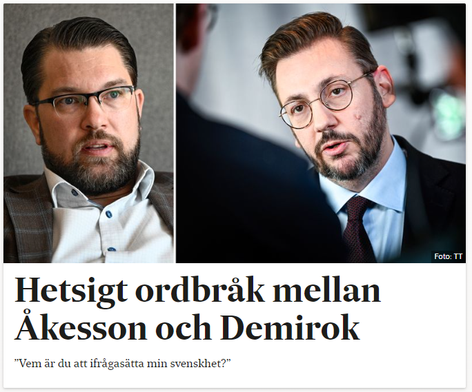 Ojuste att ge sig på någon bara för att han är svartmuskig, har skägg och ser lite utländsk ut.😧