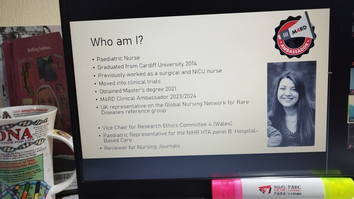 Zoë Morrison speaking #Swan clinic #Cardiff via @WalesGenePark Annual #RareDisease #Patient Networking meeting cc @M4RareDiseases