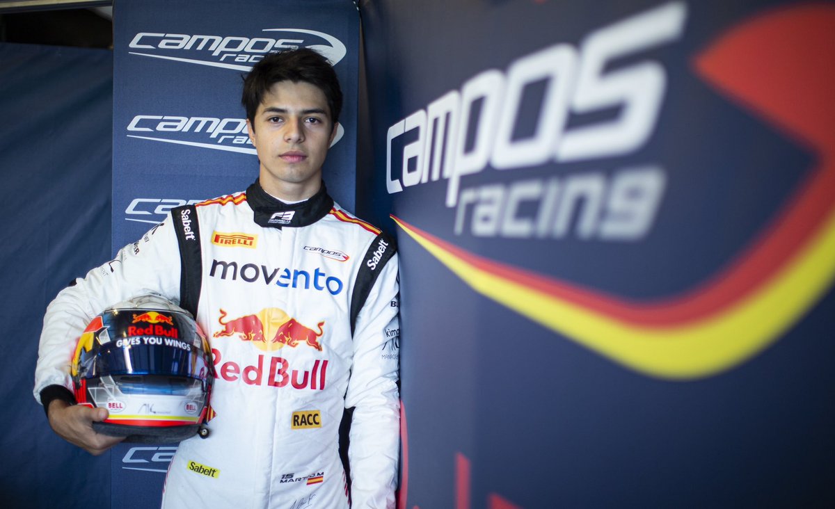 SoyMotor's tweet image. ✅Subirse a un F2 por primera vez
✅ Ponerse al frente de la tabla de tiempos 

Pepe Martí ha parado el crono en 1'37"529 ⏰

Está siendo un buen día para el piloto de Campos😙

#F2 #F2Testing @JMMarti_oficial @CamposRacing