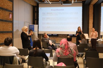 cluster_enicbc's tweet photo. 👀Second day at @FundacioBofill, where we shared experiences of partners, trainers, trainees, and local actors by dynamic workshops🗣️

👏Such an amazing way to honor the #Clusterproject

Funded by the #EU under the @ENICBCMed program #onemed #gomed https://t.co/G3PcTEuFoX