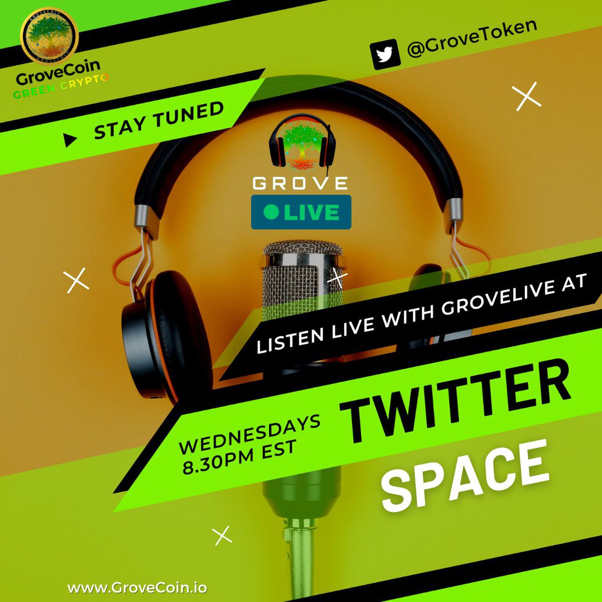 A #GroveLive with @JustAman04 & @MACGROUP8 to ring in the new season? ❄️☀️ Yes please! 🎙️twitter.com/i/spaces/1gqxv… 🎙️ And with an abundance of #cryptocurrency and #GroveCoin #GroveEcosytem news to cover it'll be a jam-packed show, so make sure to tune in! #GRV #GroveX…