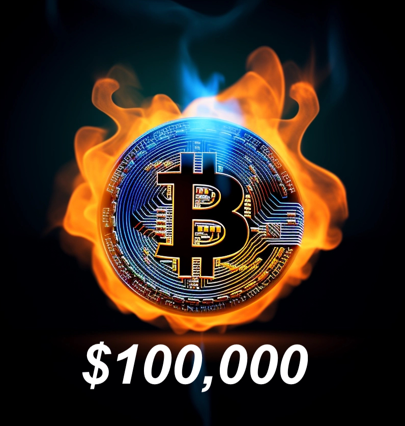 JUST IN: #Bitcoin on track to hit $100,000 in 2024, says global bank Standard Chartered