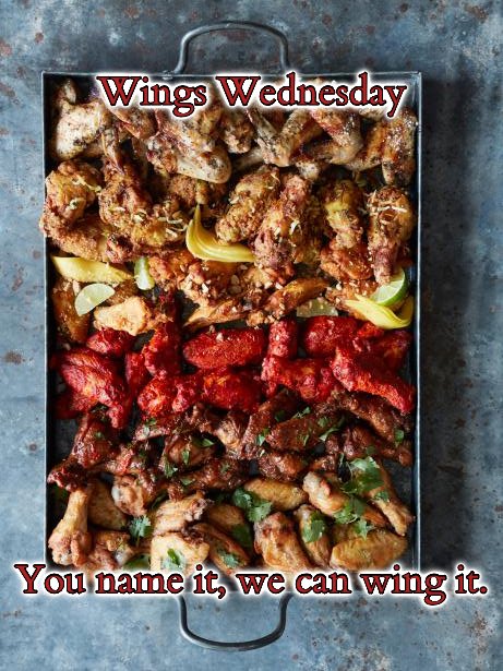 VelvetRabbitInc's tweet photo. 🍗🥃Searching for the ultimate #HumpDayCure? Look no further than #VelvetRabbitInc! With over 100 wing flavors, you name it, we can wing it. Join us for Whiskey &amp; Wings Night and cure your Wednesday blues  in style! 🐰🌟 #MidweekDelights https://t.co/mqhRAML2WS