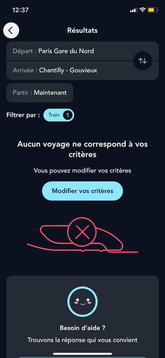 Solekx's tweet photo. @TERHDF @SNCFConnect Merci ! Je rencontre le même problème sur l’application 😫 https://t.co/0TxNEedvtB