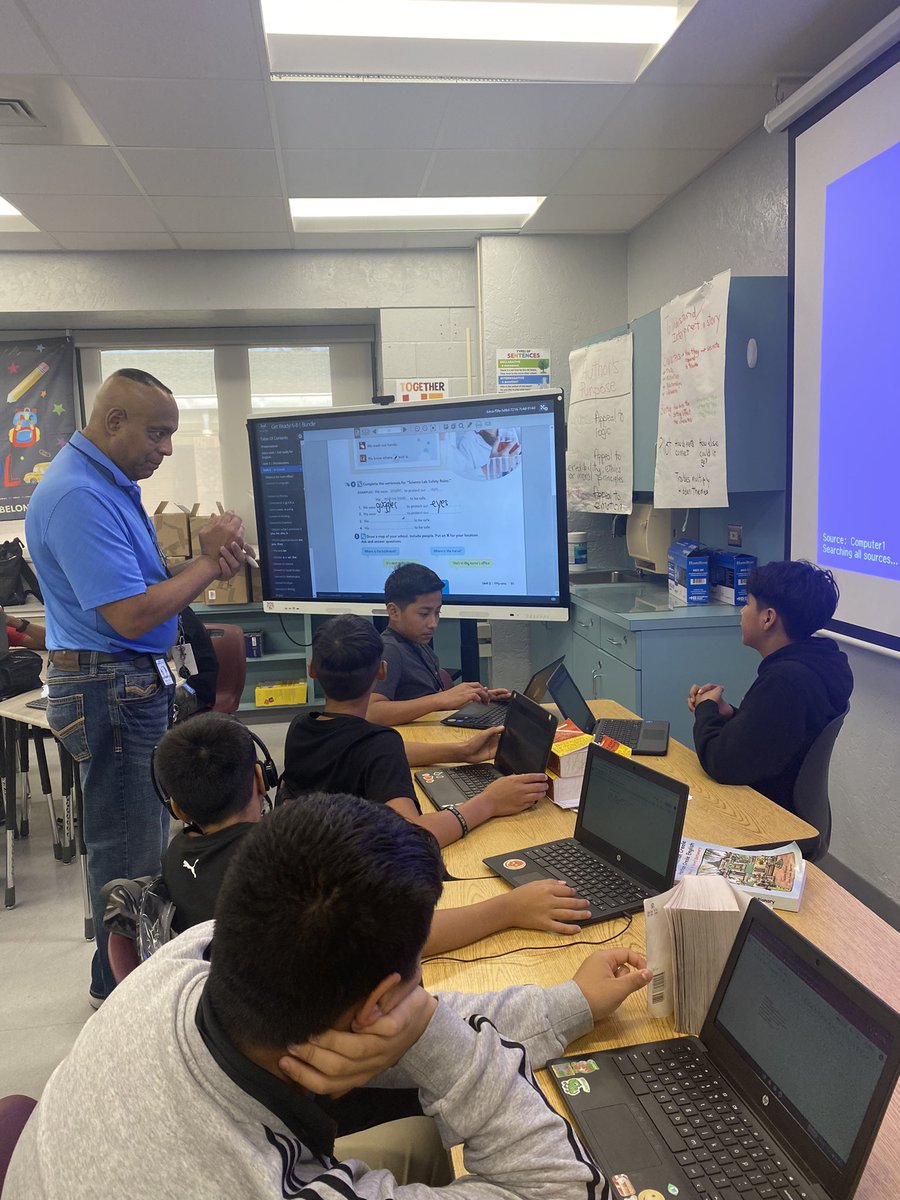 An exciting day of learning <a href="/LWMSWarriors/">Lake Worth Community Middle School</a>. A shout out to our ESOL teachers providing engaging lessons with scaffolds for ELLs. 🍁 You guys rock! 😊