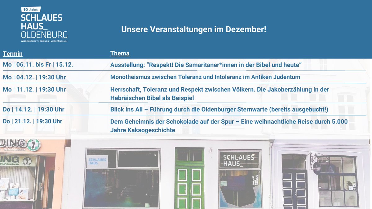 Der Dezember im Schlauen Haus!

schlaues-haus.de/veranstaltunge…