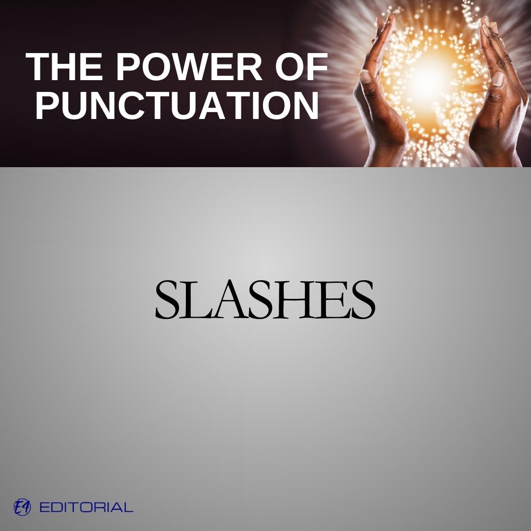 📢 Check out our latest post, 𝗧𝗵𝗲 𝗣𝗼𝘄𝗲𝗿 𝗼𝗳 𝗣𝘂𝗻𝗰𝘁𝘂𝗮𝘁𝗶𝗼𝗻: 𝗦𝗹𝗮𝘀𝗵𝗲𝘀

#Punctuation #slashes #Communication #Writing #Editing #EditorialServices #ContentEditing #LineEditing #Copyediting #Proofreading

linkedin.com/posts/e4editor…