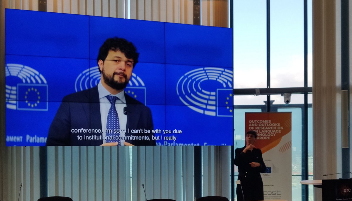 'Accessibility for all citizens needs to be entrenched in the way we do things. And we need to do more' Thanks to Brando Benifei @brandobenifei, Member of the @EUparliament, for his Opening Address. @SignONEU @COST_CA19142 @EU_Commission @EUD_Brussels