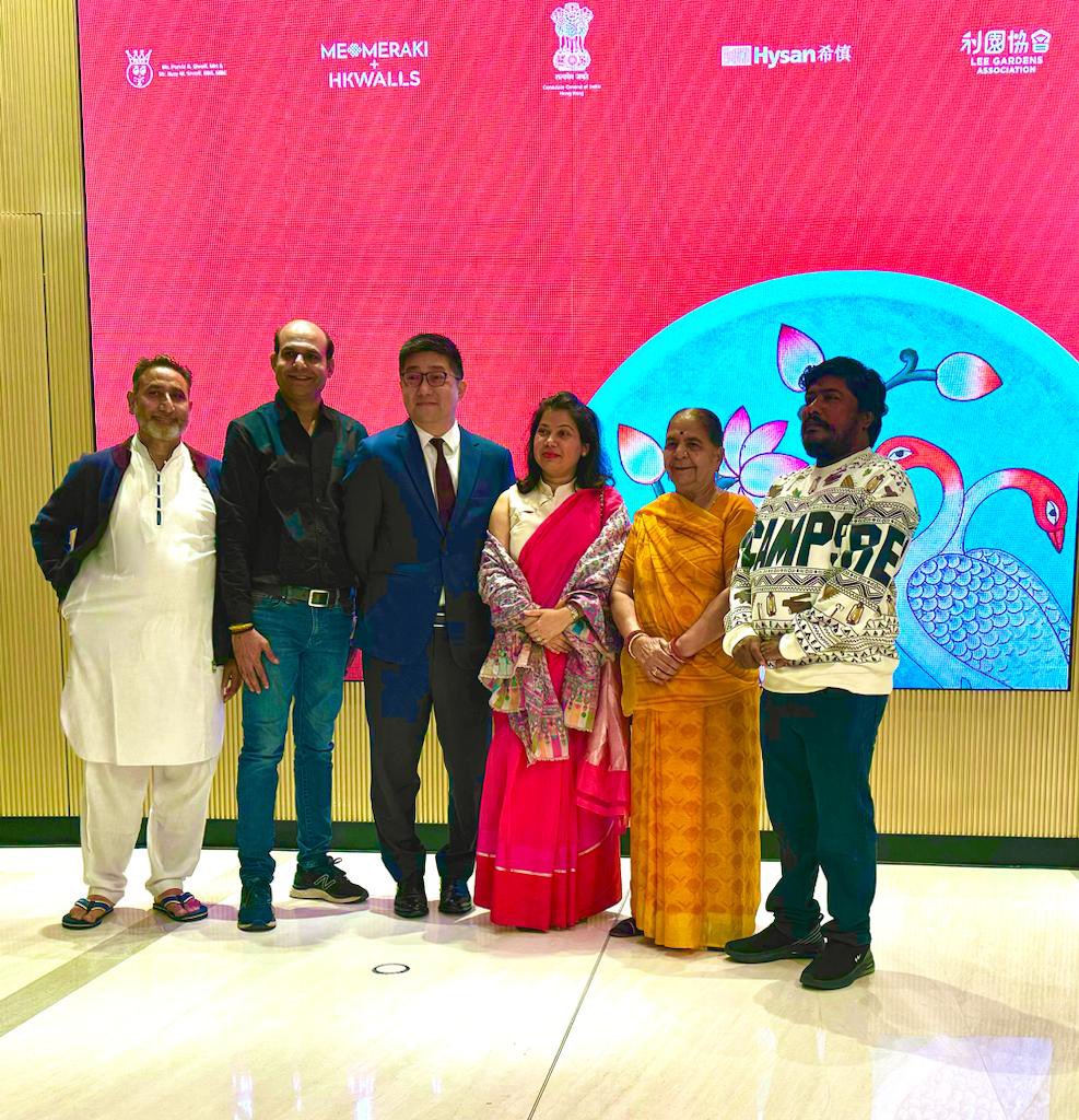CGIHongKong's tweet photo. The 4th Edition of #Kathaa Festival: Stories from India on Hong Kong Walls on @g20org theme of ‘One Earth, One Family, One Future- Art for a Sustainable World’ was organized by @CGIHongKong in partnership with @memerakisocial &amp; @HKwalls from 22-28 Nov, 2023

#VasudhaivaKutumbakam https://t.co/OPBG9wndKd