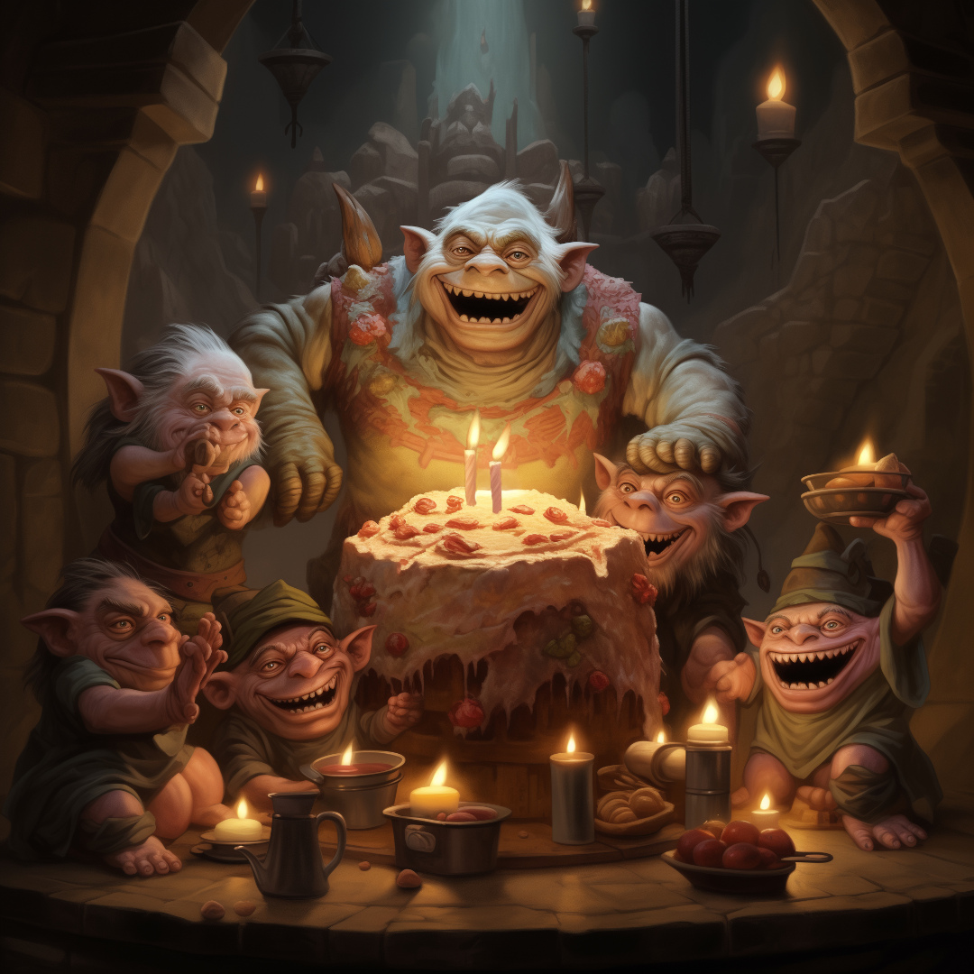 MasterioParis's tweet image. L&apos;équipe Masterio fête joyeusement les 2 ans de la Pierre de Lumière ! Zog zog !

#escapegame #escapegameparis #escaperoom #anniversaire #troll #gateau