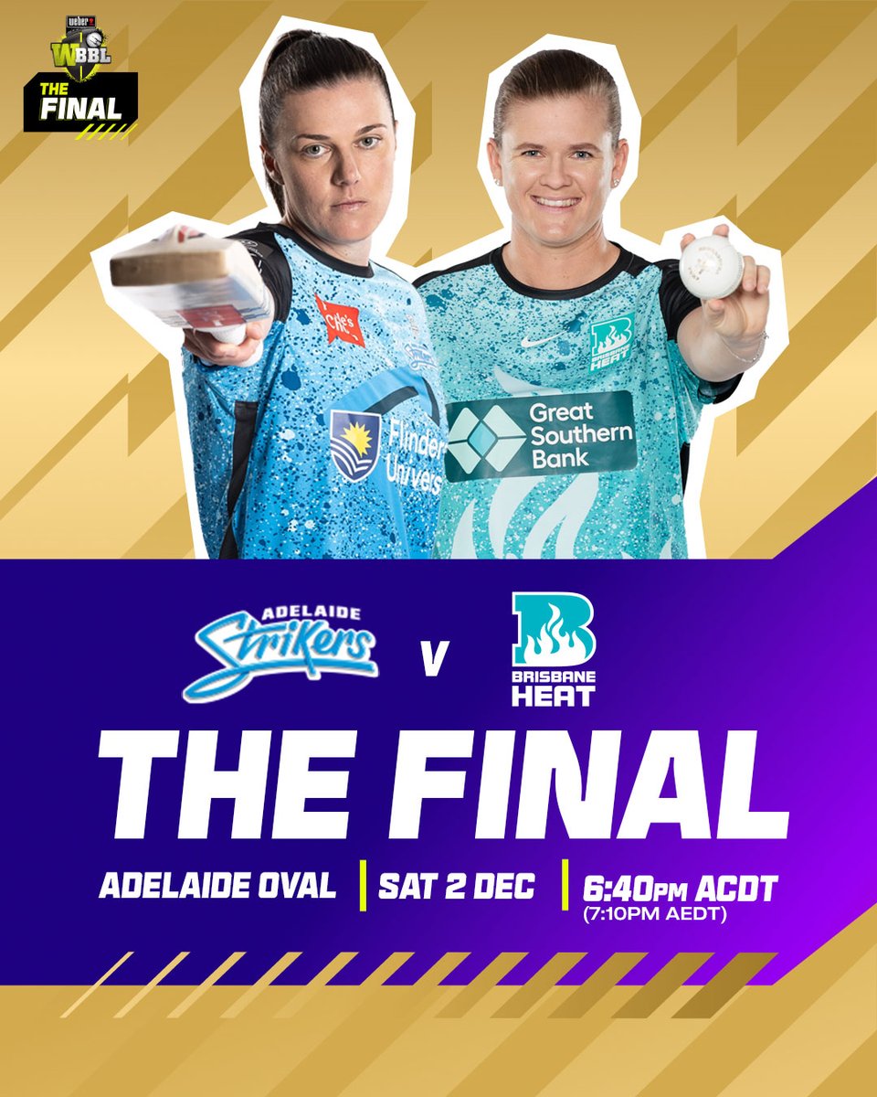 WBBL's tweet photo. The big dance awaits!

Saturday night lights at the Adelaide Oval, don't miss it 🪩 #WBBL09 https://t.co/MxkliltKBU