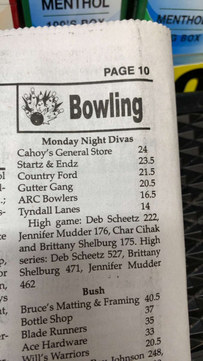 startz_and_endz's tweet image. Our lady’s bowling team is doing welll this year. Follow along as we try to take the league this year!!