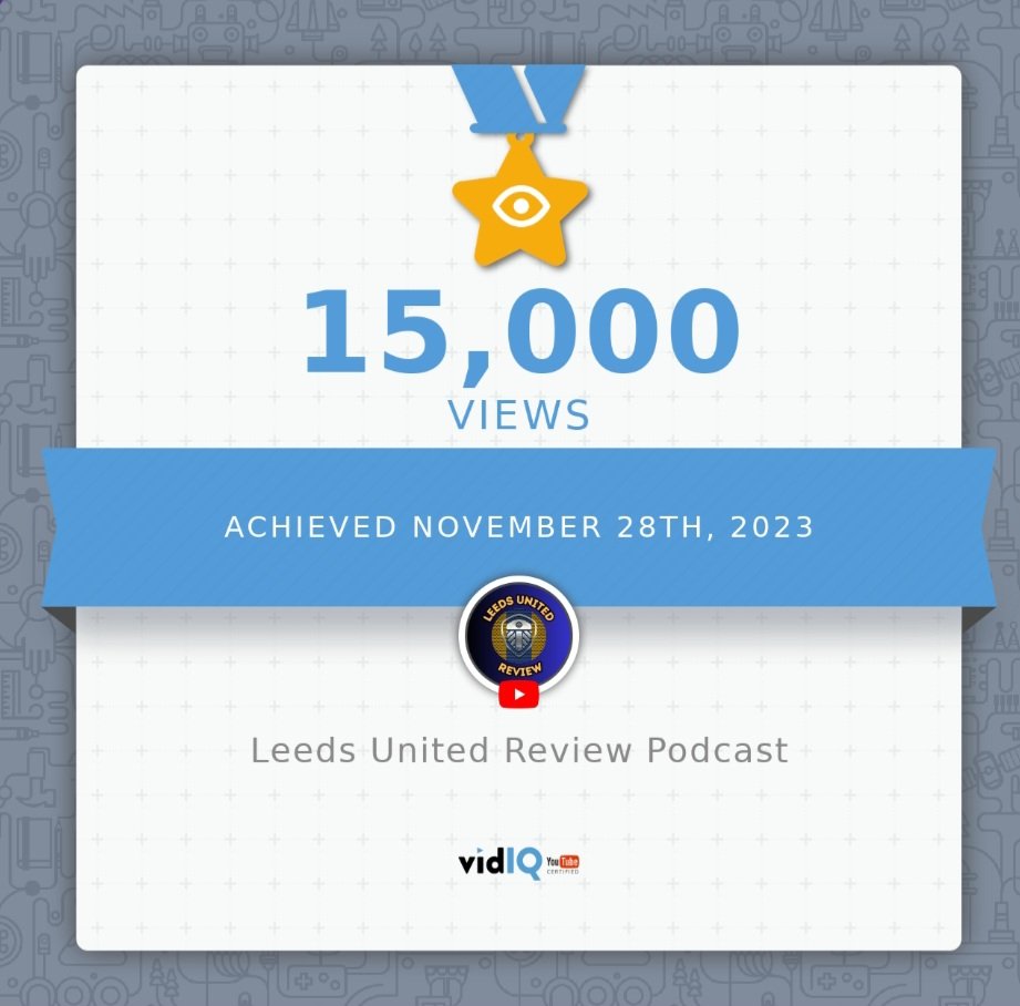 Thank you for your support #MOT 
Please continue to check out and subscribe to the channel on #YouTube 

#LeedsUnited
#Leedsutd
#LeedsUnitedReview 
#alaw
#weareleeds
#LUFC 
#marchingontogether