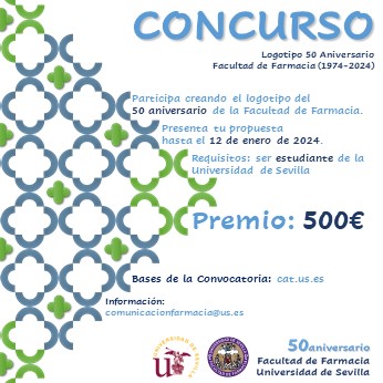 fafarsevilla's tweet photo. La Facultad de Farmacia de la @unisevilla cumple ¡50 años! 🎂 (1974-2024). https://t.co/oK61jK3xYQ