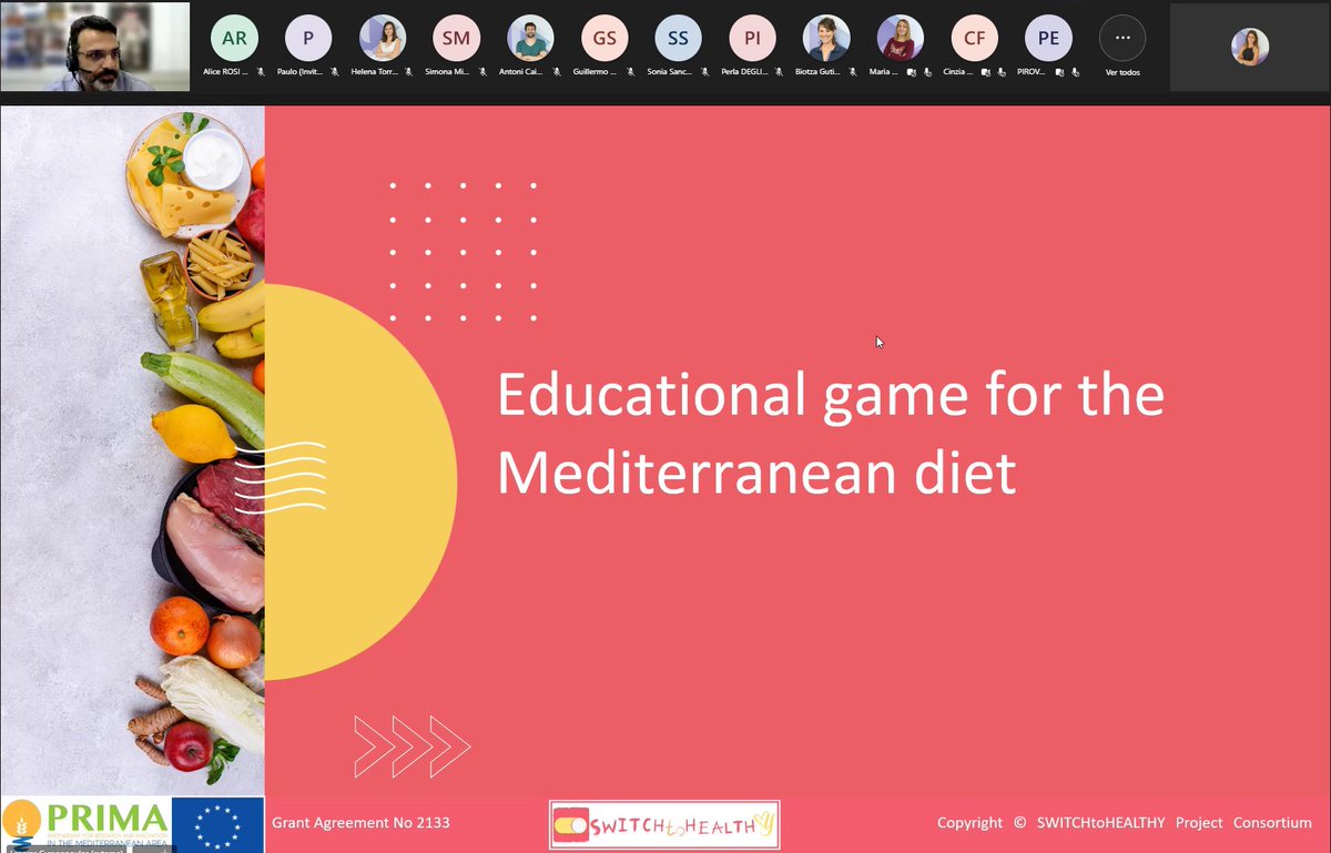 MED4Youth (@med4youth) on Twitter photo 📲What is the @SWITCHtoHEALTH2 app?
Lazaros Gimnopoulos from <a href="/CERTHellas/">ΕΚΕΤΑ-CERTH</a> participates in the #MED4Youth webinar to explain the app developed to increase the adherence to the #MediterraneanDiet
➡️switchtohealthy.eu 📲What is the @SWITCHtoHEALTH2 app?
Lazaros Gimnopoulos from <a href="/CERTHellas/">ΕΚΕΤΑ-CERTH</a> participates in the #MED4Youth webinar to explain the app developed to increase the adherence to the #MediterraneanDiet
➡️switchtohealthy.eu