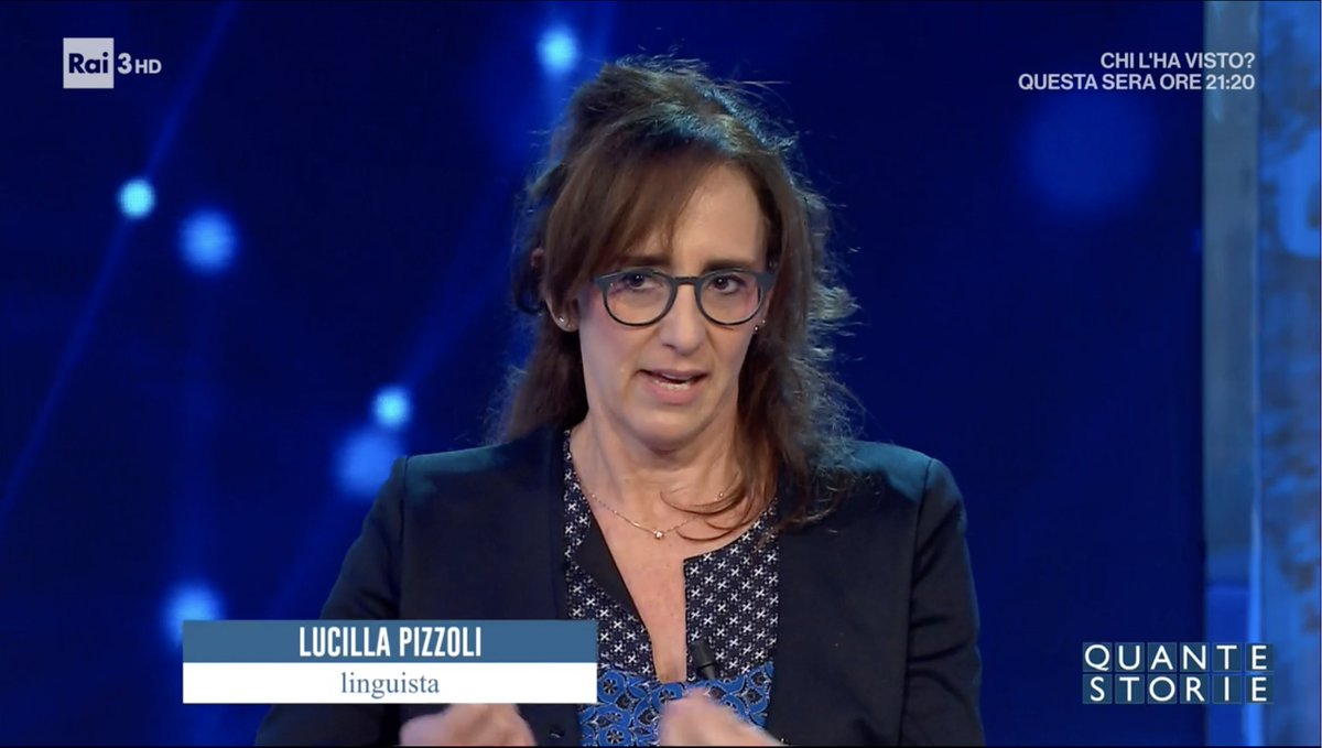 QuanteStorieRai's tweet photo. Con la professoressa Lucilla Pizzoli e il professore Giuseppe Antonelli parliamo della lingua italiana a partire dal lessico contemporaneo, innesti delle lingue stranieri, modi di dire, gergo giovanile ora a #QuanteStorie @RaiTre https://t.co/7grfKcAKez