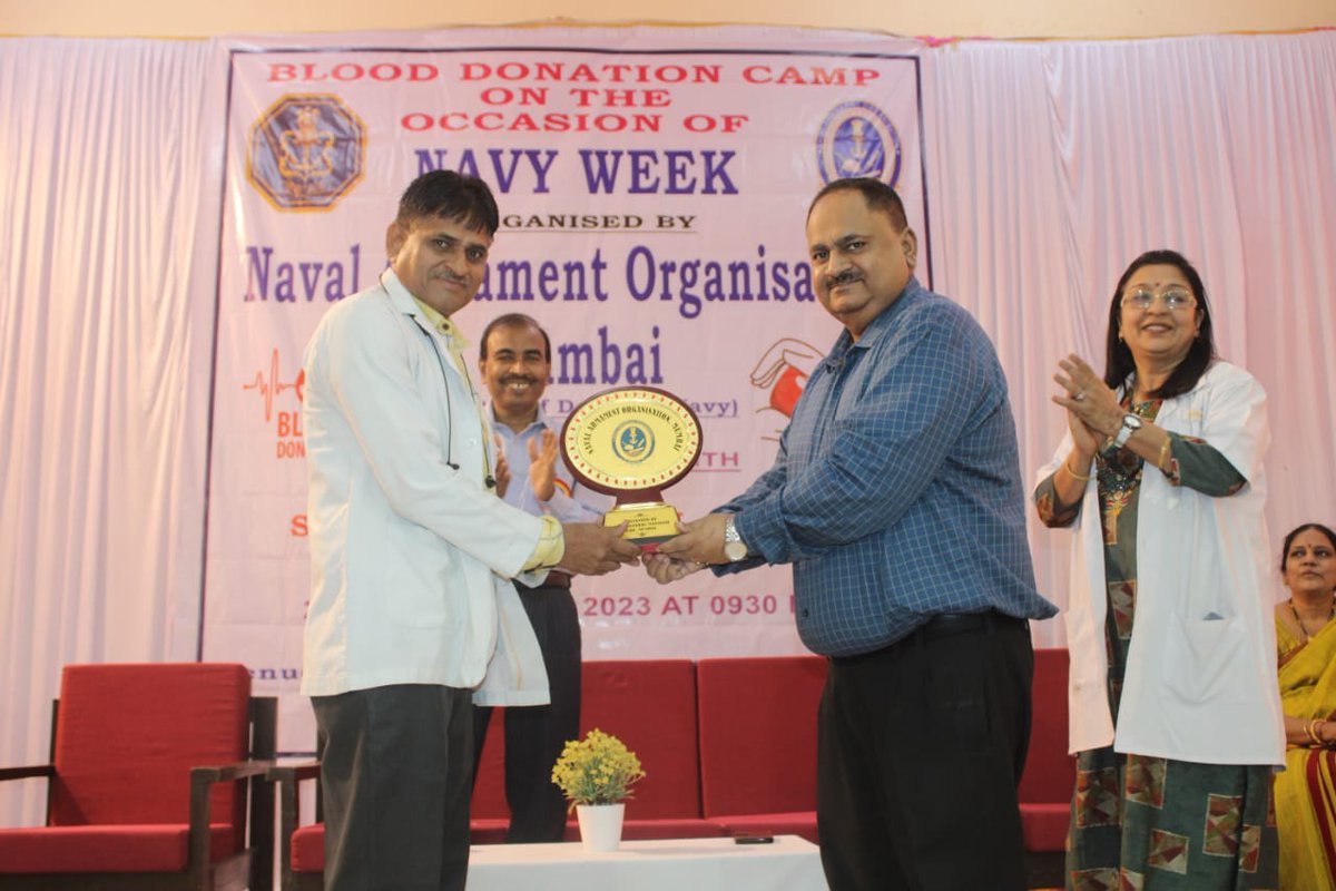 Naval Armament organisation, #Mumbai organized #BloodDonationCamp on  29 Nov 23 in association with St. George Hospital, Mumbai as part of #NavyWeek. The event was inaugurated by Shri Puneet, Chief General Manager, #NAD Mumbai.