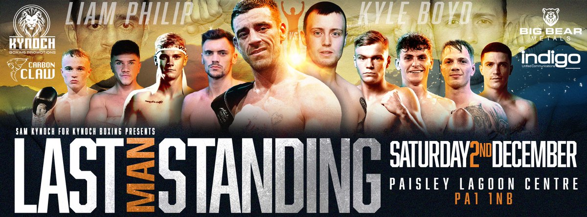 Carbonclaw's tweet photo. Sam Kynoch Boxing Promotions are going out with a bang this weekend to finish off such a great calendar of events in 2023 with a much anticipated busy 2024 planned. https://t.co/ybKUZglwQT