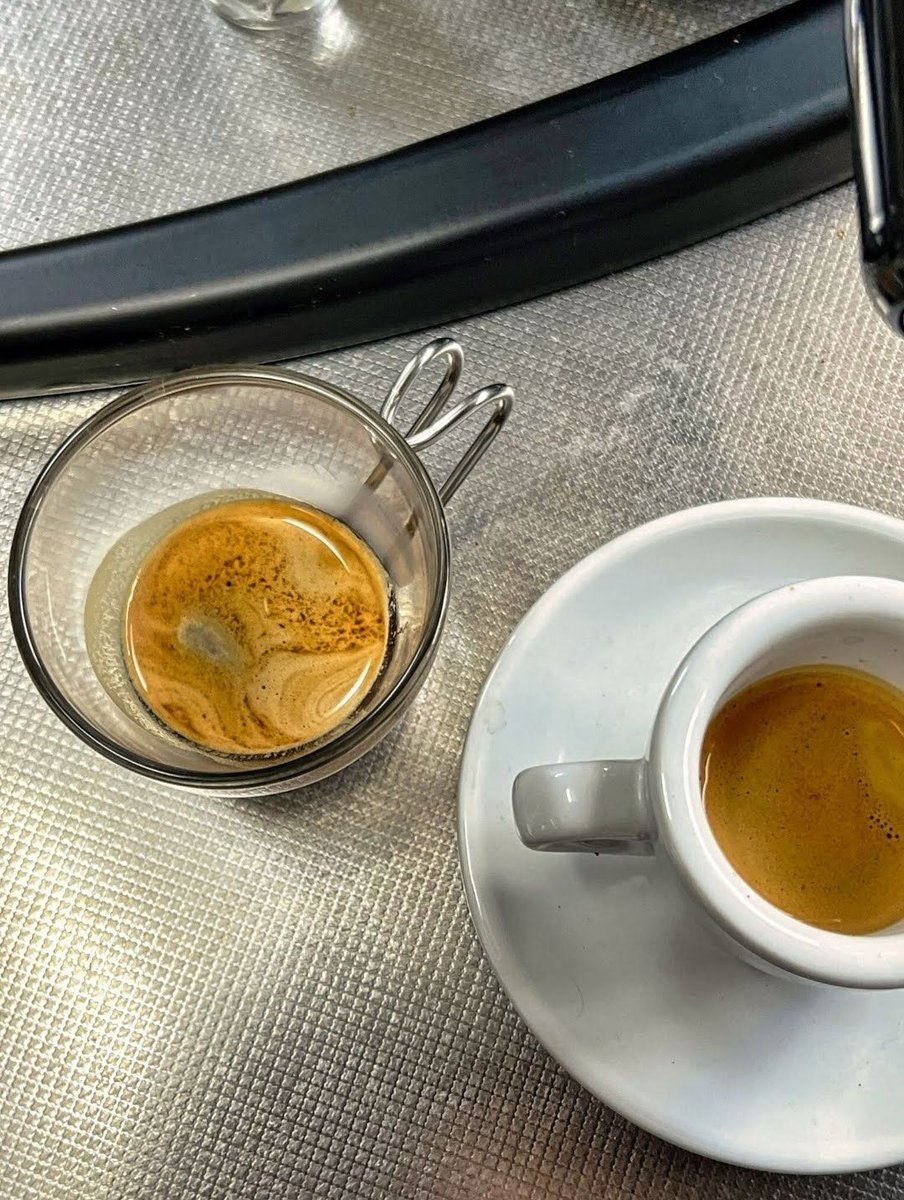 2 espresso to kickstart a great day! ☕☀ #caffeineboost #morningmotivation
