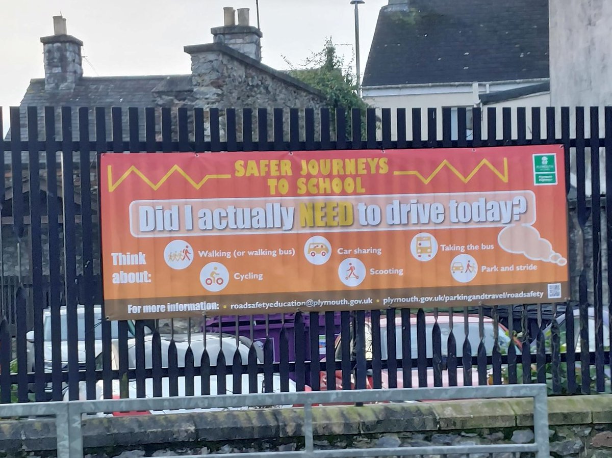 Plymouth Road Safety (@plymroadsafety) on Twitter photo Great start to our safer journey to school campaign this morning <a href="/princerockps/">Prince Rock Primary School</a>. Thank you everyone who parked away from the school gate👏
🚶♀️Pavements are for people
🛴Lets keep all pedestrians safe! especially on the school journey! 👈
<a href="/VisionZeroSW/">Vision Zero South West</a> <a href="/plymotion/">Plymotion</a> <a href="/plymhighways/">Plymouth Highways</a> Great start to our safer journey to school campaign this morning <a href="/princerockps/">Prince Rock Primary School</a>. Thank you everyone who parked away from the school gate👏
🚶♀️Pavements are for people
🛴Lets keep all pedestrians safe! especially on the school journey! 👈
<a href="/VisionZeroSW/">Vision Zero South West</a> <a href="/plymotion/">Plymotion</a> <a href="/plymhighways/">Plymouth Highways</a>