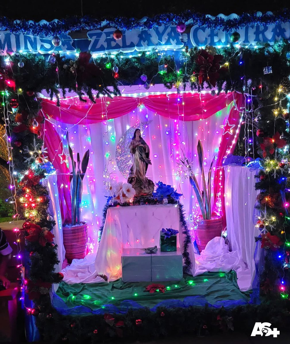 #Nicaragua 🇳🇮 | Las autoridades municipales de la ciudad de #NuevaGuinea llevaron a cabo la inauguración de los altares en honor a la Virgen María, Reina de la Paz y Madre de Todas las Victorias. Durante el evento, se reunieron miembros de la comunidad para rendir homenaje a la