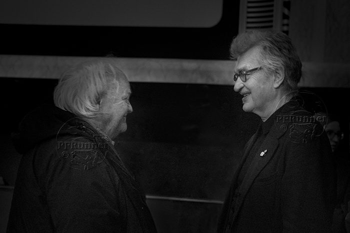 Series #PeopleOfCinema 116

Lou Castel, Swedish actor, & Wim Wenders, German director, in Paris in 2023. The first notably casted the second in his film “The American Friend” (1977)

Image: © pfrunner.com

#PortraitsOfDirectors
#PortraitsOfActors
#LouCastel #WimWenders