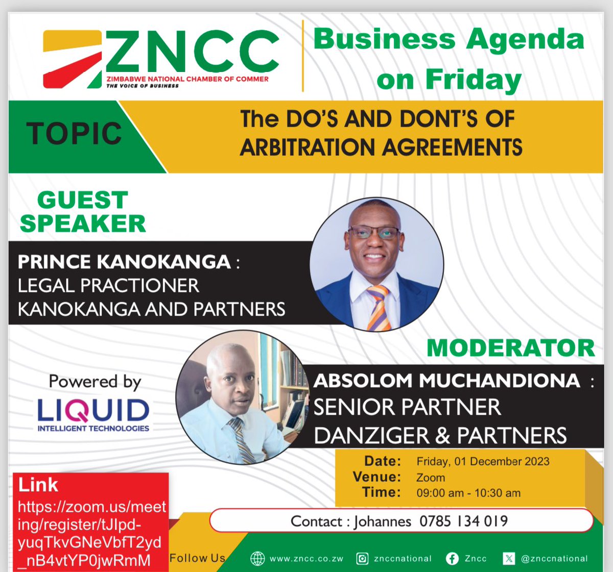 #BusinessAgendaonFriday #ArbitrationAgreements: the Do’s& Dont’s. Pursuant to our Alternative Dispute Resolution Training where we touched on Arbitration Procedures we are pleased to further enlighten you on what and what not to do on Arbitration Agreements! Register today!