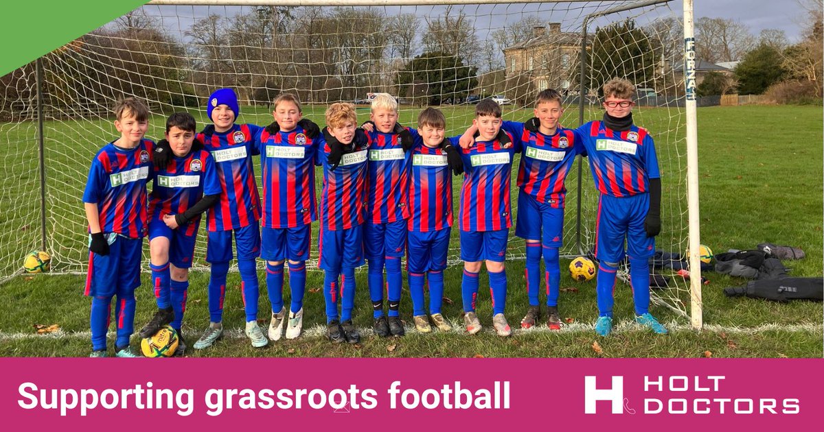 We're thrilled to share this wonderful moment with you all – the <a href="/SkiptonJFC/">SkiptonJuniorsFC</a> U12 team, proudly donning their new kit, sponsored by us at Holt Doctors! 

Their smiles say it all! We're rooting for you in all your games and endeavours! #Skipton #CommunitySupport