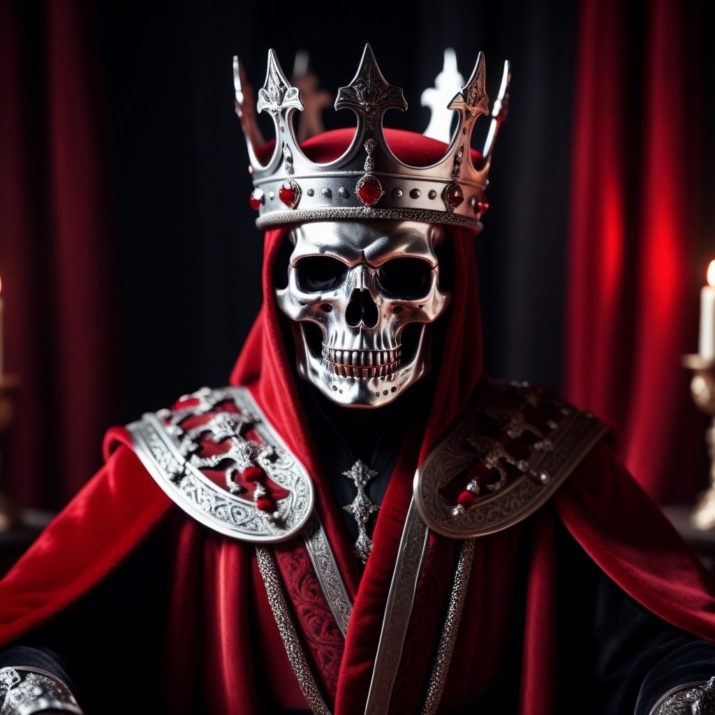 Long live the king,
A king of death and torture.
For souls that lived for their own pleasure.
Sowing seeds of misery and pain in other lives. 
Meet your king,
This is your eternal reward.
No second chances for anyone,
Weep as your flesh burns.
#vsphorror #vsshorror #vssdark