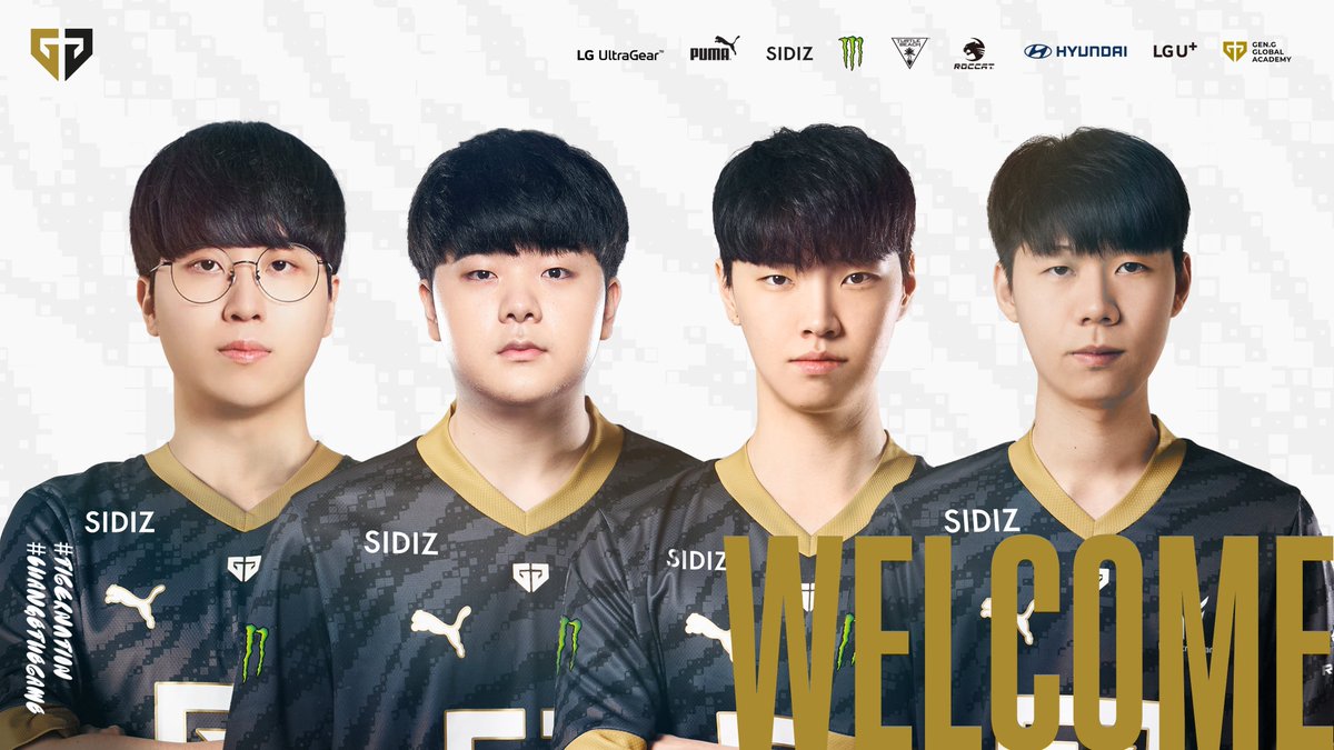 KorizonEsports's tweet image. [Official] Gen.G announces the signing of top laner Kim "Kiin" Ki-in and jungler Kim "Canyon" Gun-bo, as well as the return of mid laner Jung "Chovy" Ji-hun and support Son "Lehends" Si-u for the 2024 season.

#LCK