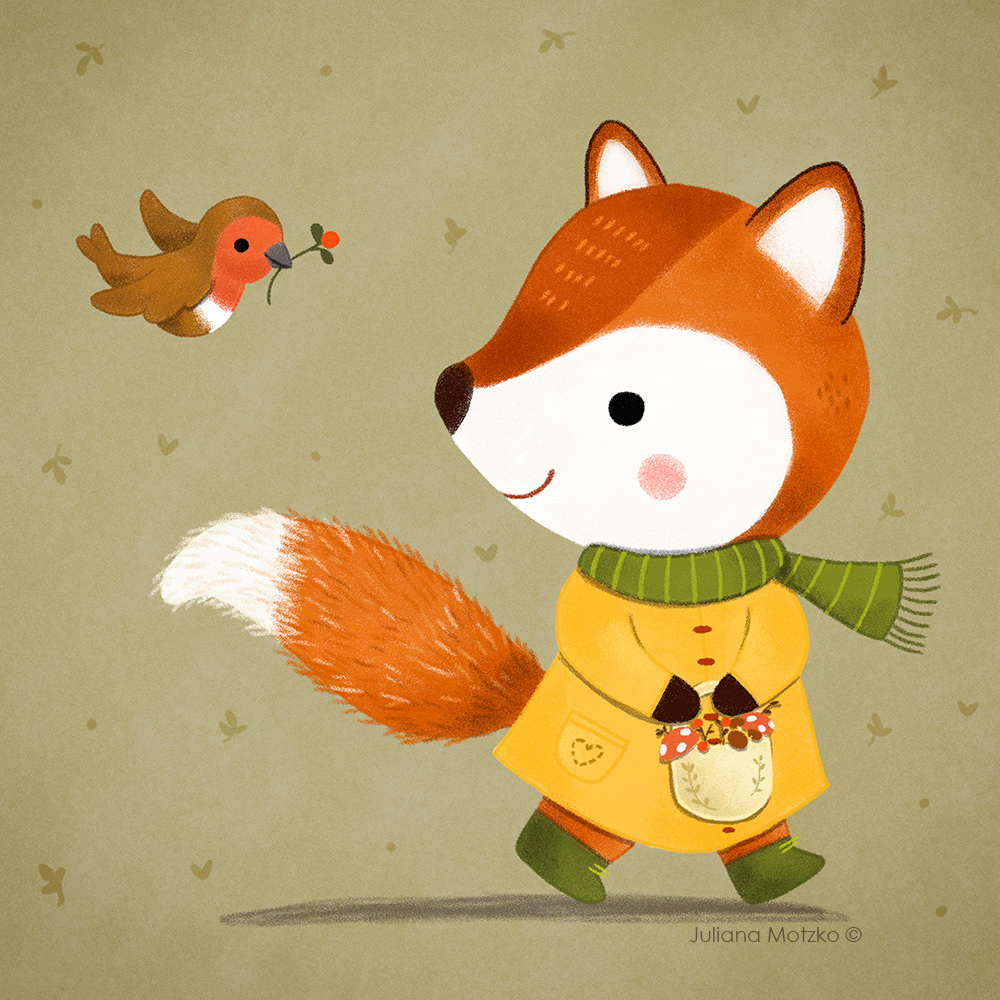 My version of the cute #drawthisinyourstyle created by my friend @fawashah on insta!

#fawa7k #dtiyschallenge #drawingchallenge #fallseason #autumn #animals #fox #bird #cute #childrenspublishing #childrenillustration #illustration #illustrator #art #artist #JulianaMotzko