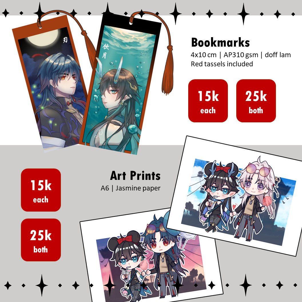 maeyonaissu's tweet photo. 🍀shares appreciated!🍀

Hello~ Mae's here with my CF17 Catalogue! (1/3)
📅 Day 1 &amp; 2 (Booth H46-AB)
✨Genshin &amp; HSR (especially Renheng)
🔗in thread!

If you want to open a Group Order (local or international) please contact me~

#comifuro17catalogue #cf17 https://t.co/v8Wi2zoE62