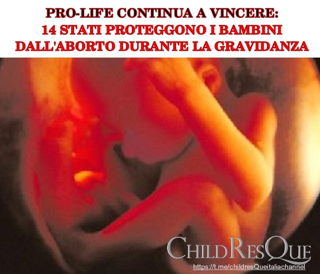 🤍14 STATI PRO-LIFE🤍

#29novembre 
#News_USA #Child_Safe #Stop_Abortion #Abortion_Law

tinyurl.com/3brz84b2