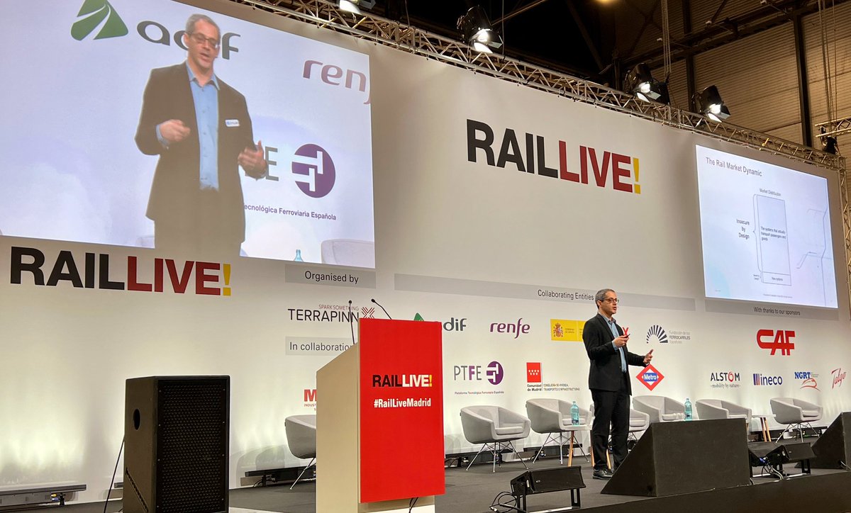 #RailLiveMadrid starts today at IFEMA MADRID, the most exciting railway event of the year! 📍

The event brings together the entire railway value chain and even features a conference programme that reflects all the sector's trends.

Experience <a href="/RailLiveSpain/">Rail Live!</a> until December 1st!
