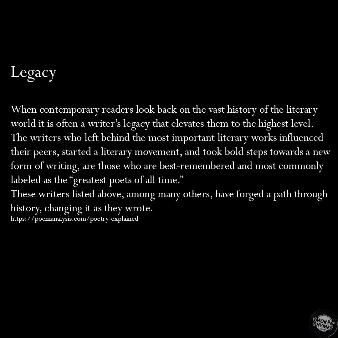 What makes a poet great?
#poetry #poetrycommunity #global #spotify #iheartradio #aimhy #smokinrhymes #smkrhm