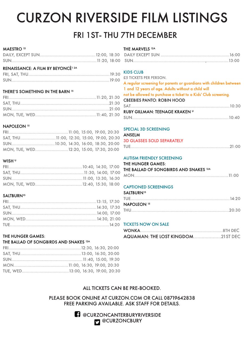 CurzonCbury's tweet image. Festive Listings Alert! Riverside are having a #RENAISSANCEFilm, but careful - #TheresSomethingInTheBarn! Enjoy off-kilter thrills at Westgate in #Eileen and deadpan laughs in #FallenLeaves. Both sites are showcasing the genius of Leonard Bernstein in #Maestro - all from Friday!