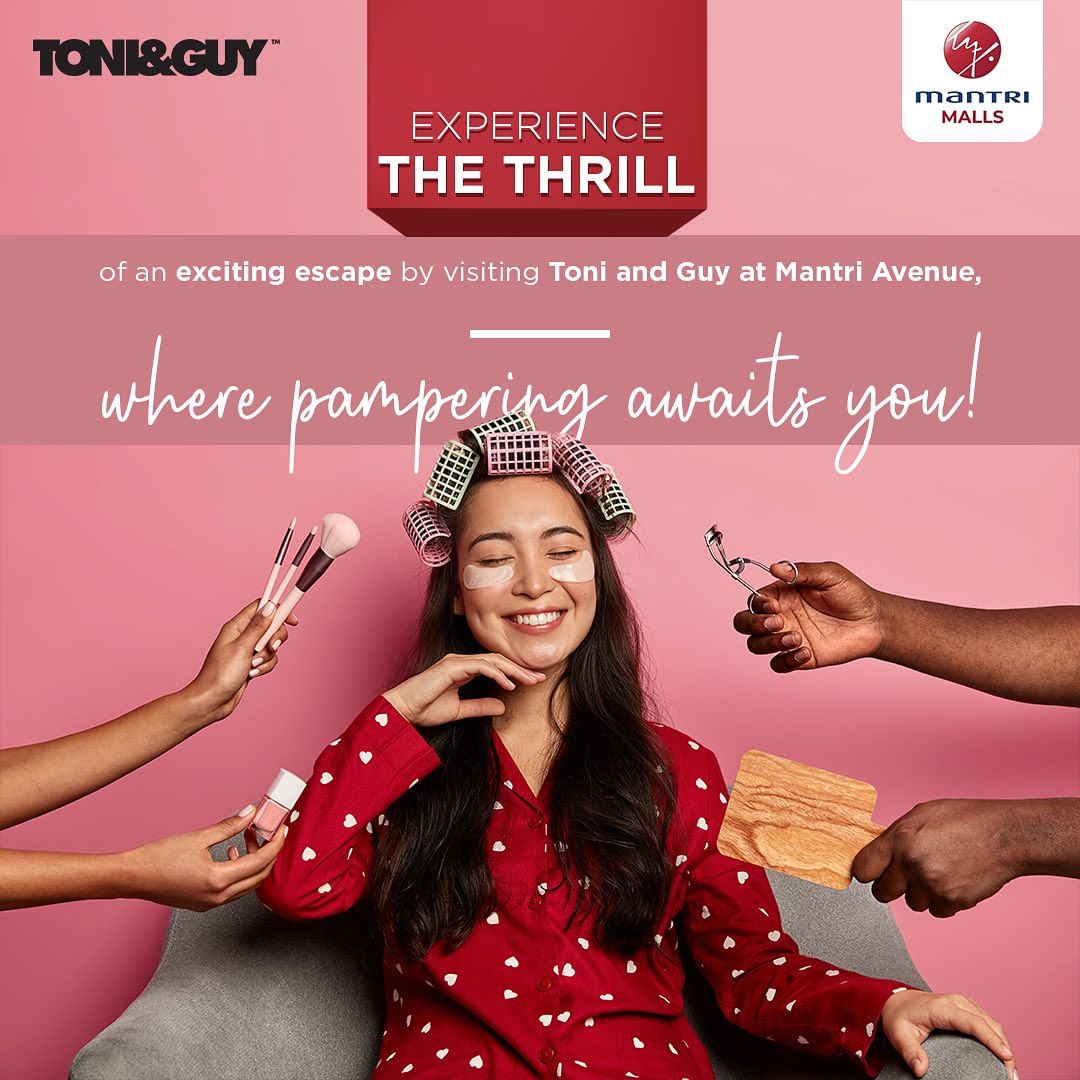 mantriblr's tweet photo. Step into the glam zone at Toni and Guy, right at Mantri Malls 💅
Explore the latest trends and treat yourself like the star you are.
Your beauty, our devotion. 💇♀️
#MantriDevelopers #MantriMalls #MantriMallsChic #IndulgeInStyle #ToniAndGuyMantriAvenue #StyleAtItsBest https://t.co/ara65B4XGJ