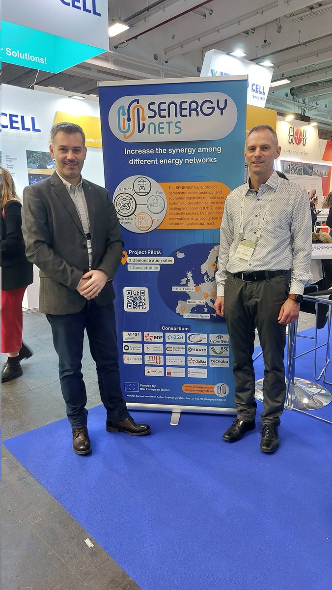 Day 2 at the buzzing #EnlitEurope23!

Our advisory board member Kurt Marlein @IQGeo_software paid a visit!

Drop by the New Projects Pavilion at the #EUprojects zone!

#BridgeEU #ETIPSNET