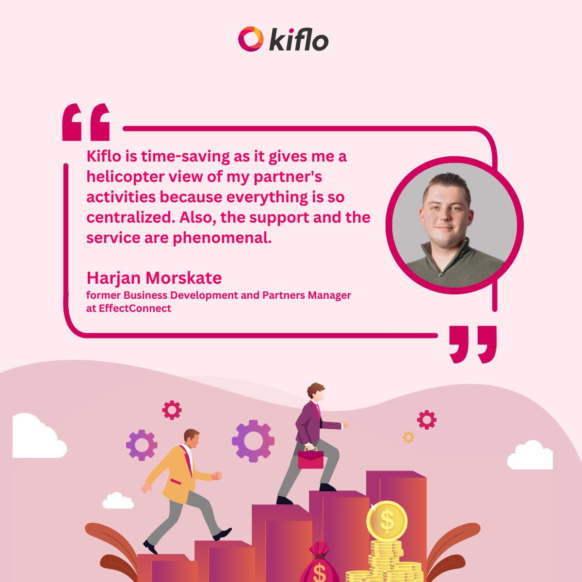 🚀 Harjan Morskate, former Business Development &amp; Partners Manager at <a href="/effect_connect/">Effect Connect</a>, transformed their #partnerstrategy with Kiflo! 

🔄 Streamlined operations, 🤝 enhanced collaboration, and 📊 centralized info. 

Dive into the transformative journey: bit.ly/3R0UHQz