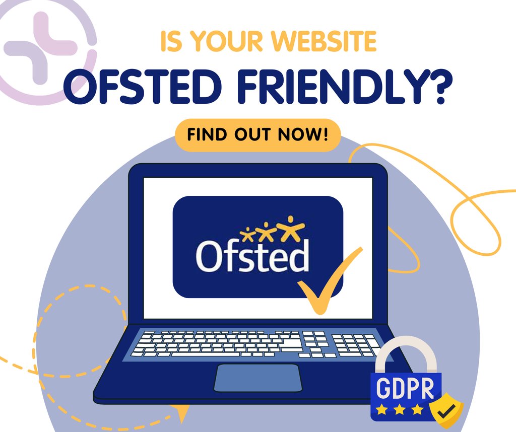 Your website MUST be GDPR-compliant and Ofsted friendly ⚠️

Don't get caught out, and make sure your website is safe and ready for that all-important Ofsted visit.

Stay ahead and be ready here - bit.ly/44kp6xK
#WebsitesForNurseries #EarlyYearsEducators #ChildcareSetting