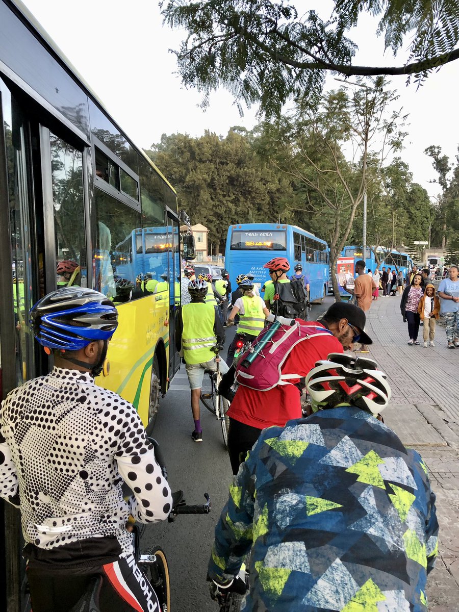 #CriticalMassAddisAbaba 11th Edition With great sunshine, amazing music, and awesome vibes, we cycled our usual 15 km last Friday. Get ready for our big One Year Anniversary next month, December 29th. Can you believe it has been a year since we introduced #criticalmass to 🇪🇹?