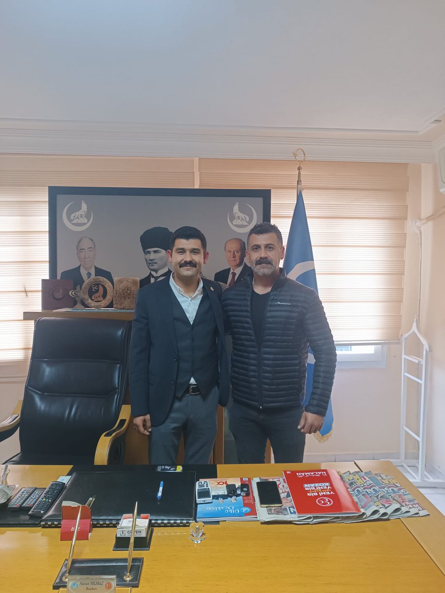 Önceki Dönem Adana Ülkü Ocakları  İl Başkan Yardımcımız Mehmet Ali HALAMAN Ocak Başkanımız Harun YILMAZ ı ziyaret ettiler. Kendilerine ziyaretlerinden dolayı teşekkür ederiz.