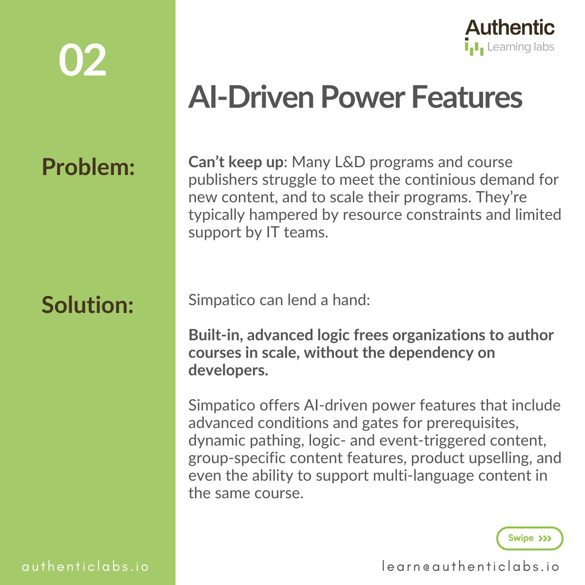 learn_authentic's tweet image. Unhappy LMS customers can quickly build better experiences with Simpatico - which can seamlessly integrate as a delivery solution with existing investments.
#lms #authenticlearninglabs #simpatico #elearning #problemSolving #learninganalytics #DataAnalytics #lmsbyapi #SaaS