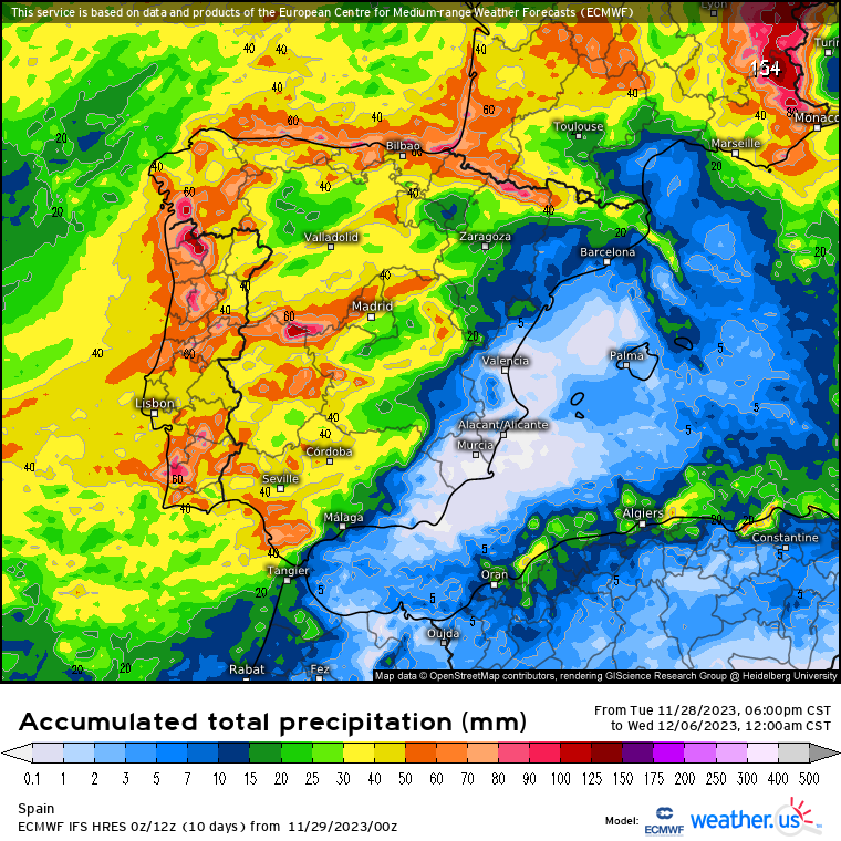 MeteoChatSE's tweet photo. En los últimos días hemos visto de forma reiterada la frase "No entiendo porque no llueve en la vertiente mediterránea". La respuesta se encuentra en la compleja orografía de España. En el caso del SE el arco bético provoca un notable efecto Foehn con flujo atlántico!!! https://t.co/ukPaTx0R0I