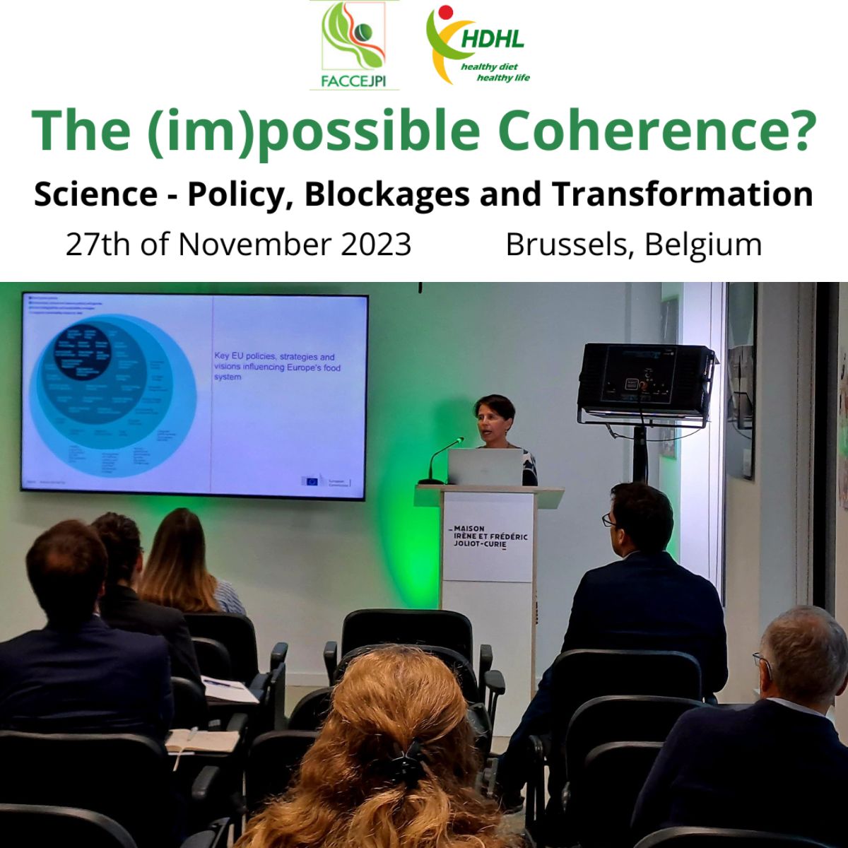 JPI_HDHL's tweet image. 🙏Thank you to everyone who joined  Monday's #FACCE-JPI &amp;amp; #HDHL workshop on #PolicyCoherence in transforming food systems!🍽️The quest for coherence is clear, but how achievable is it? Stay tuned for the #workshop report diving into key takeaways!📃#FoodSystems #PolicyCoherence