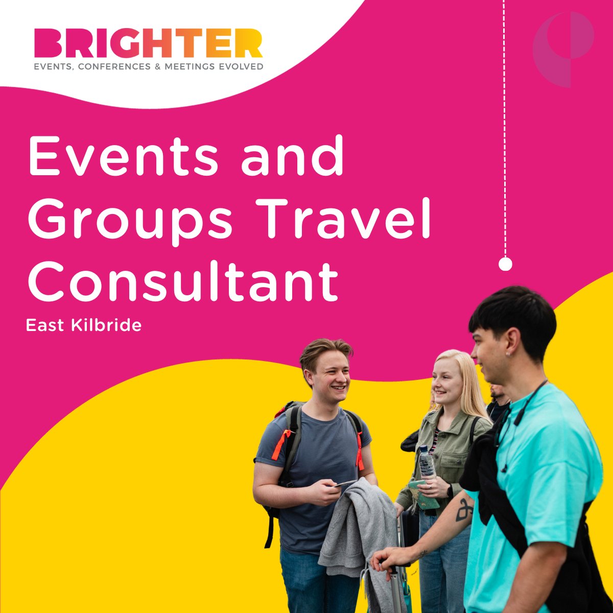 Brighter Events (@dontdodull_ ) are looking to expand in East Kilbride and want a Events and Groups Travel Consultant to join their team✨

Click on the link below for more information, and to apply today⬇️

clarity.recruitee.com/o/events-and-g…

#DontDoDull #Recruiting #Recruitment #JobAlert