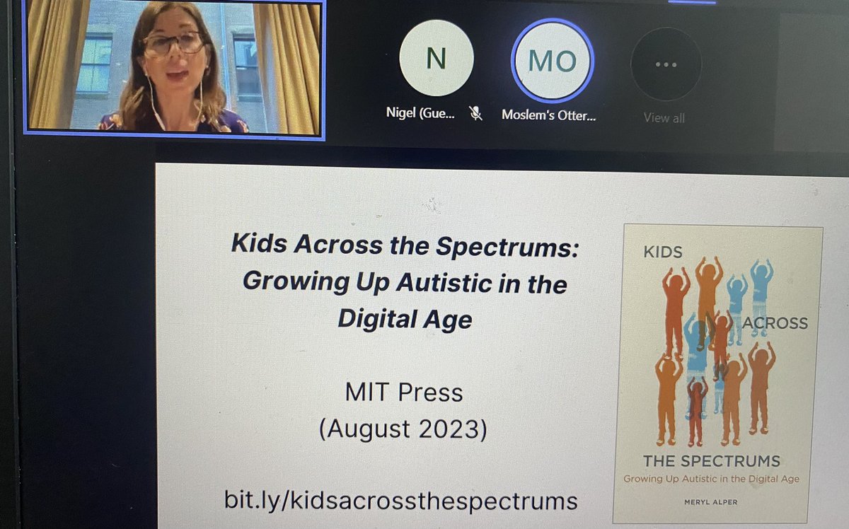 Highly recommend getting your hands on this wonderful new book from @merylalper who’s introducing the book now at #SurreyDialogues - #kids #autism #youth #media #technology