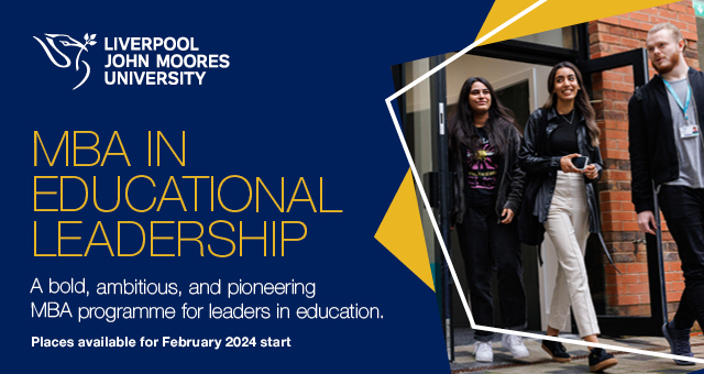 Just over a week to go until we host our next MBA in Educational Leadership Discovery Event - 07/12 from 6pm. Book your place now to hear from programme leader Martin Kerridge, ask questions and find out if the MBA is right for you 👉ljmu.ac.uk/about-us/event…