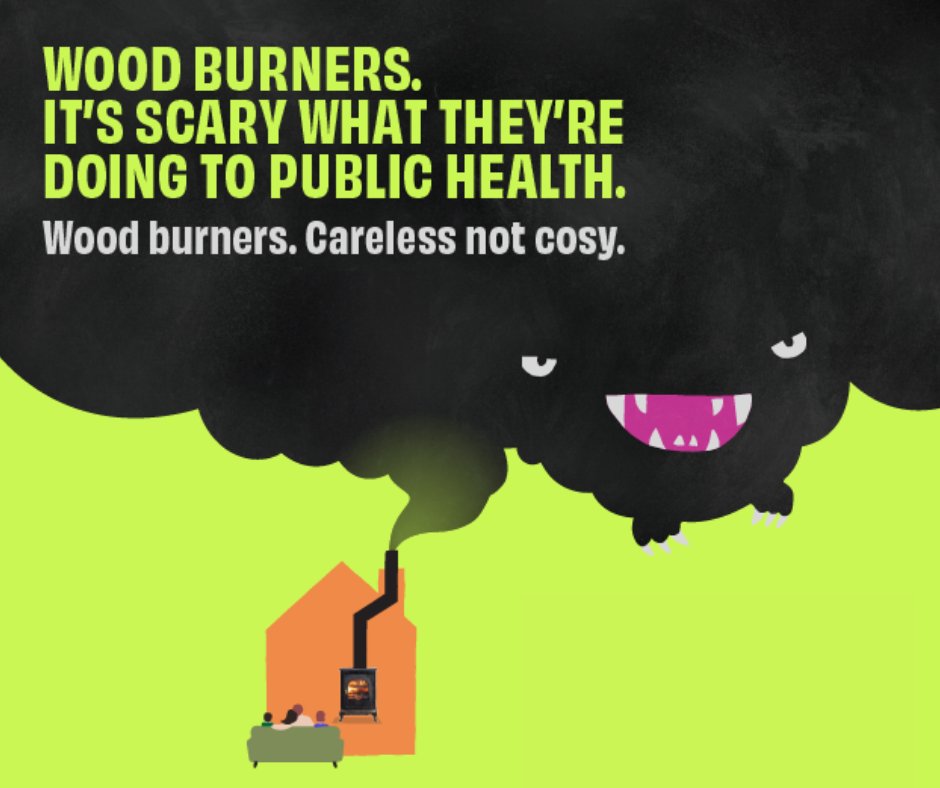 Open fires and wood-burning stoves have risen in popularity over recent years. Smoke from burning causes air pollution which harms the health of
millions.
We can work together to improve the quality of the air we breathe. woodburning.london #woodburning